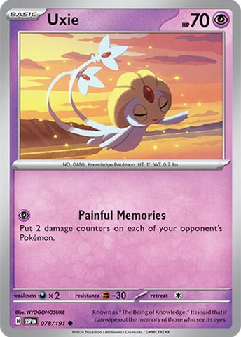 Image for Uxie (078/191) (SV08)