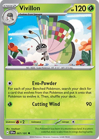 Image for Vivillon - 007/191 (007/191) (SV08)