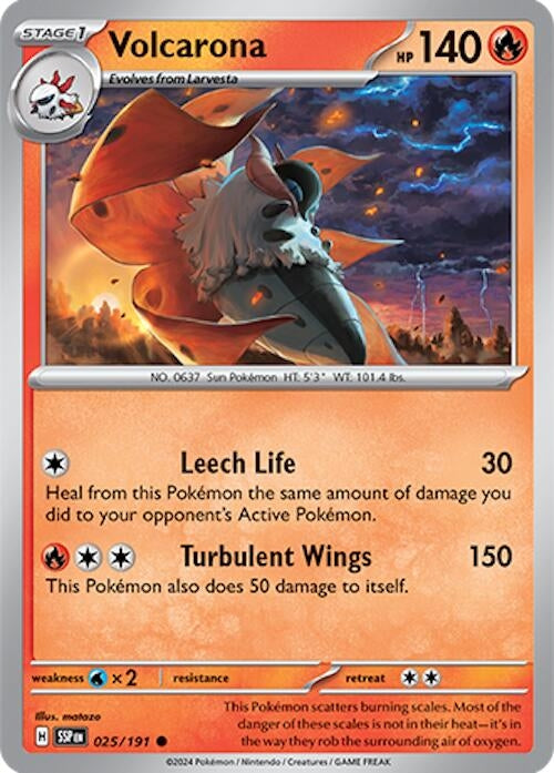 Image for Volcarona (025/191) (SV08)