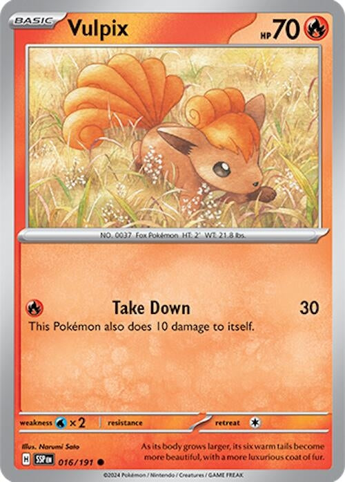 Image for Vulpix (016/191) (SV08)