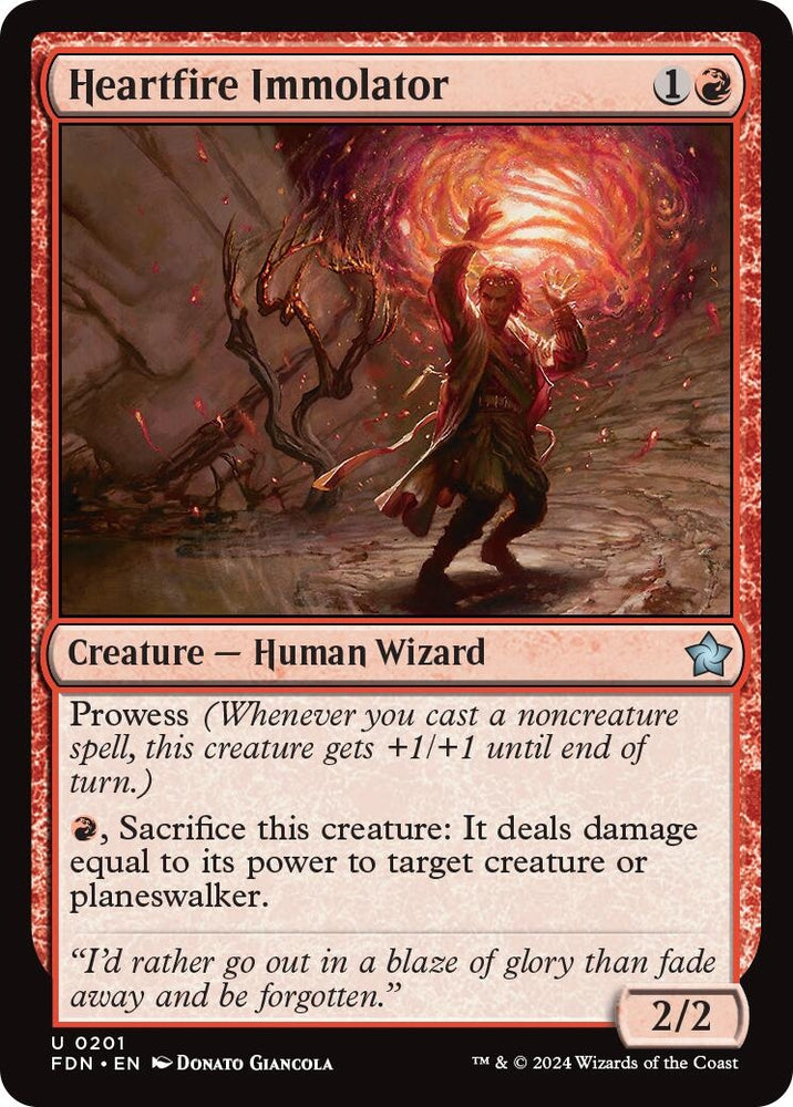 Image for Heartfire Immolator (201) [Foundations]