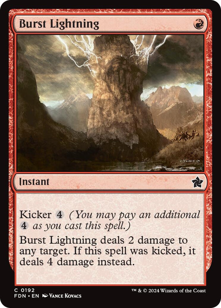 Image for Burst Lightning (192) [Foundations]