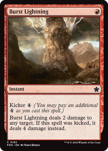 Image for Burst Lightning (192) [Foundations]