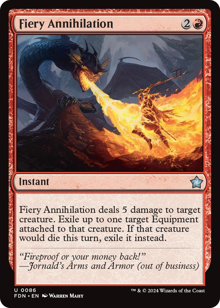 Image for Fiery Annihilation (86) [Foundations]