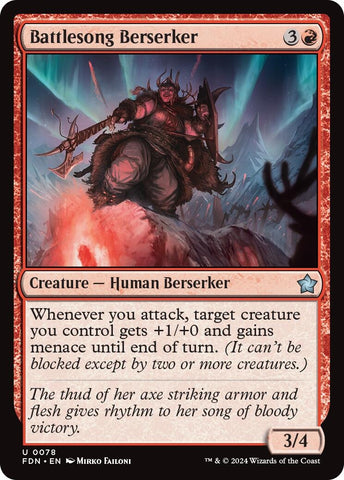 Image for Battlesong Berserker (78) [Foundations]