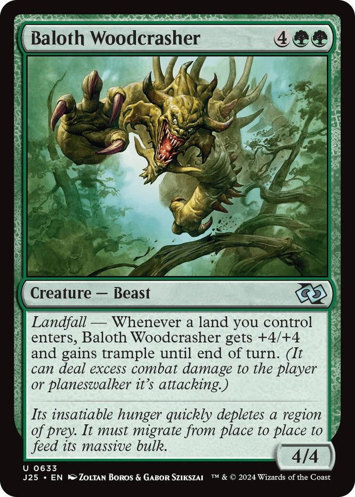 Image for Baloth Woodcrasher (633) [Foundations Jumpstart]
