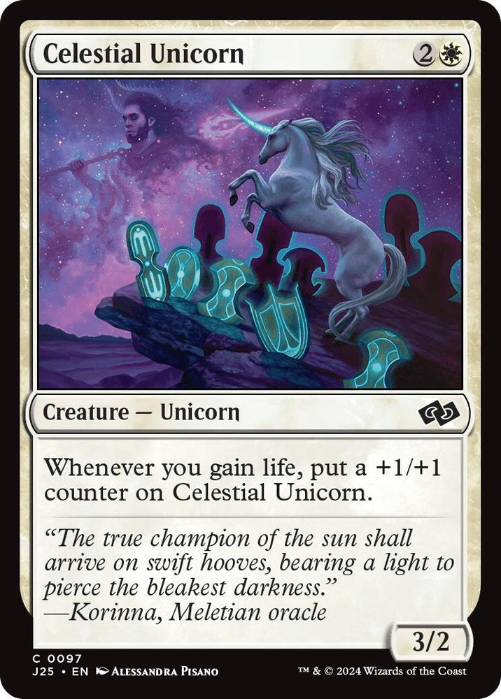 Image for Celestial Unicorn (97) [Foundations Jumpstart]