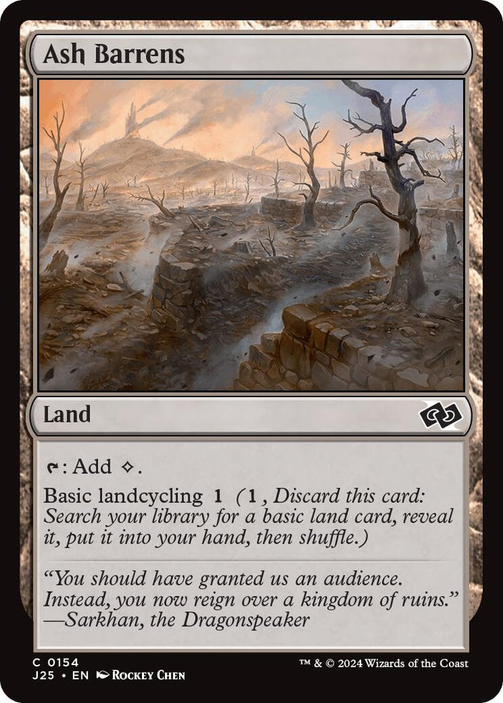 Image for Ash Barrens (154) [Foundations Jumpstart]