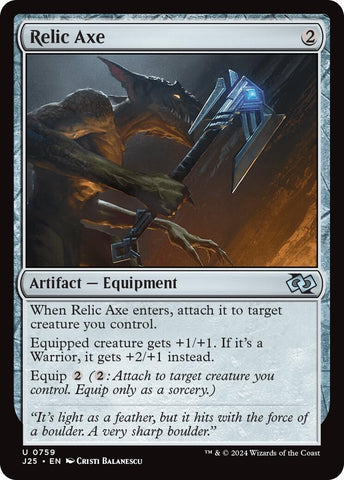 Image for Relic Axe (759) [Foundations Jumpstart]