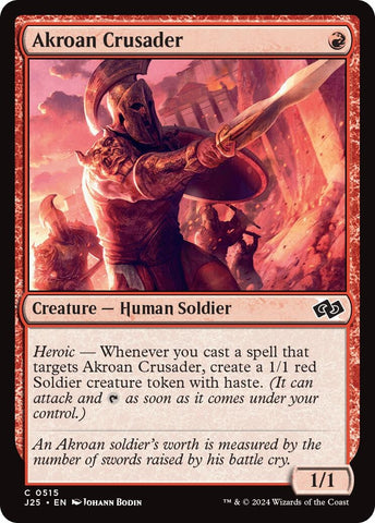 Image for Akroan Crusader (515) [Foundations Jumpstart]