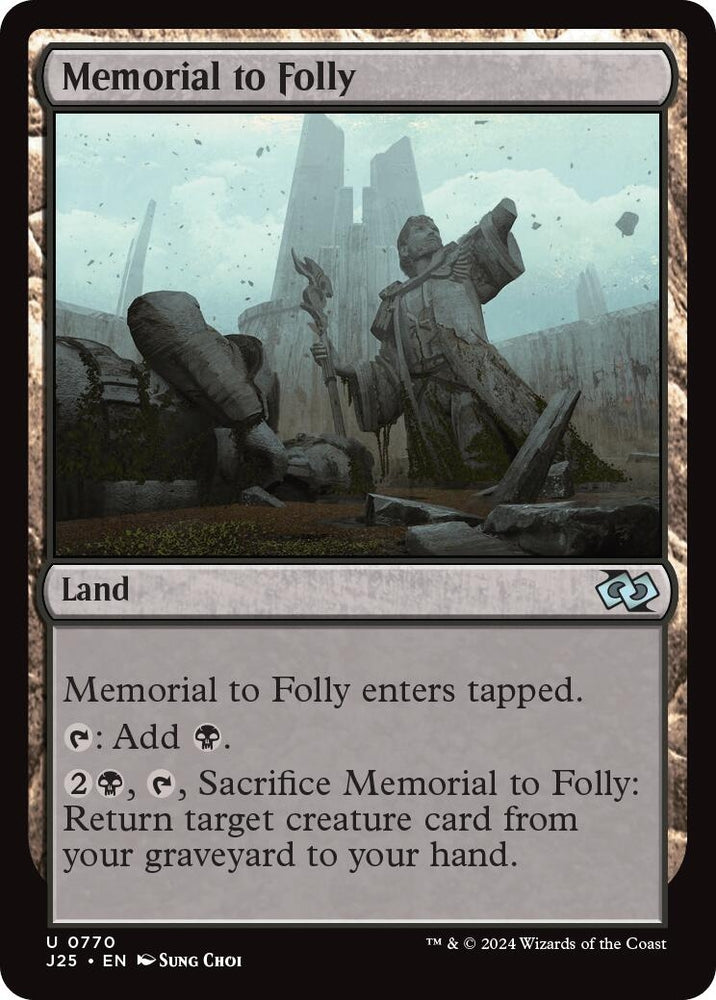 Image for Memorial to Folly (770) [Foundations Jumpstart]