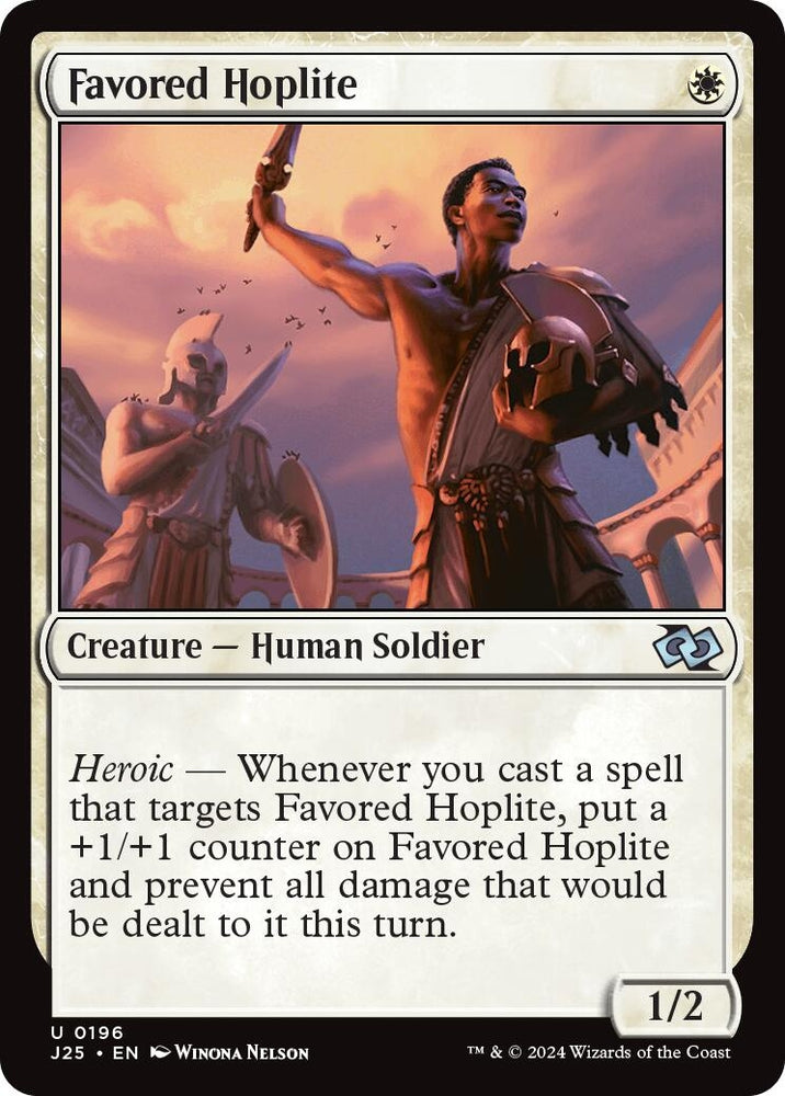 Image for Favored Hoplite (196) [Foundations Jumpstart]