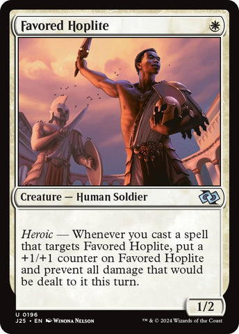 Image for Favored Hoplite (196) [Foundations Jumpstart]
