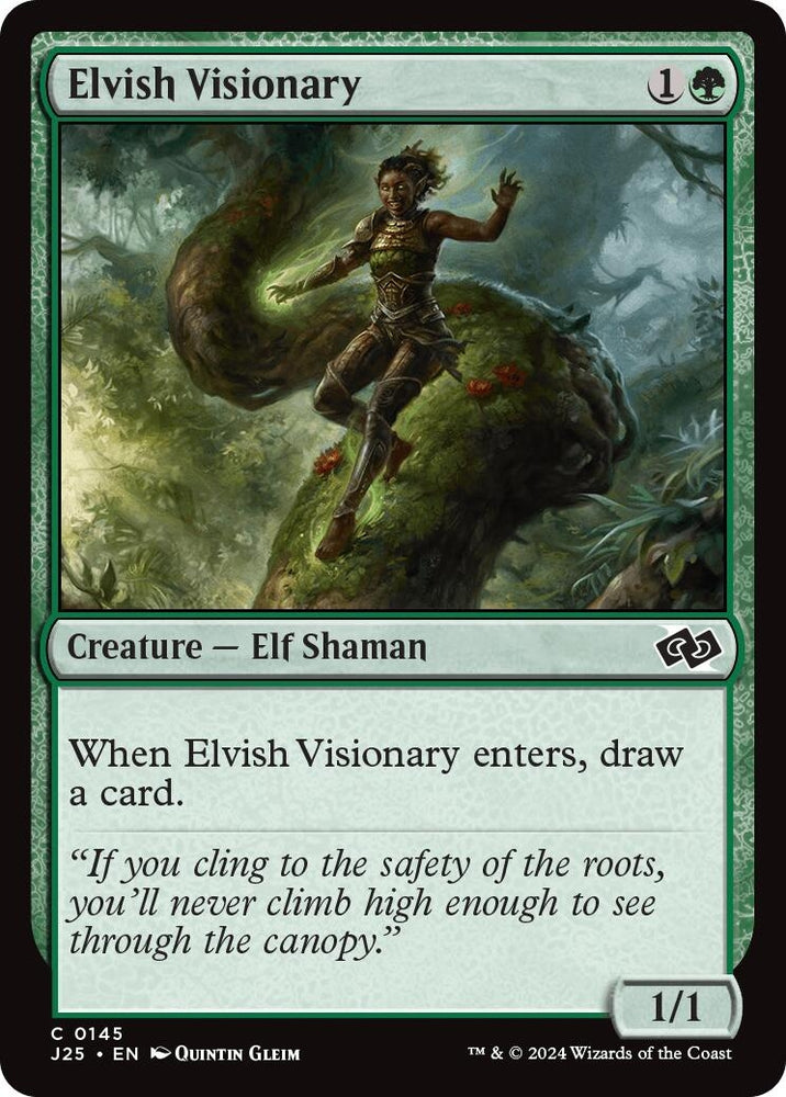 Image for Elvish Visionary (145) [Foundations Jumpstart]