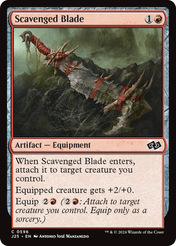 Image for Scavenged Blade (596) [Foundations Jumpstart]