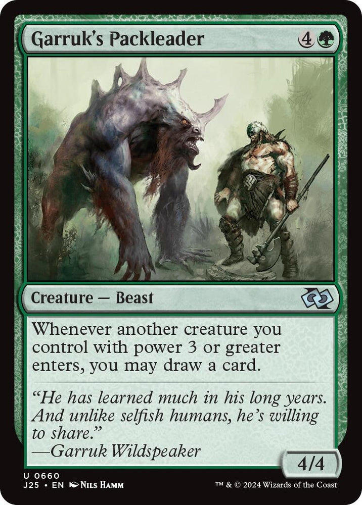Image for Garruk's Packleader (660) [Foundations Jumpstart]