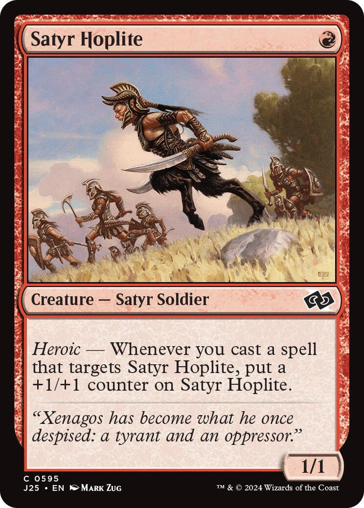 Image for Satyr Hoplite (595) [Foundations Jumpstart]