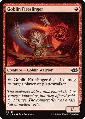 Image for Goblin Fireslinger (136) [Foundations Jumpstart]