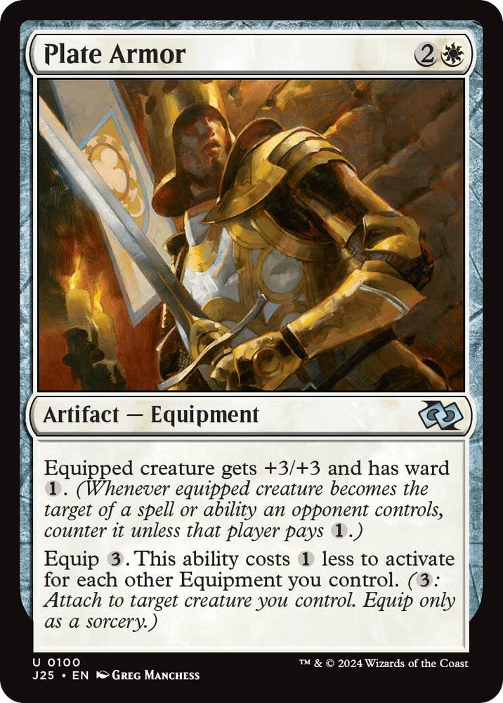 Image for Plate Armor (100) [Foundations Jumpstart]
