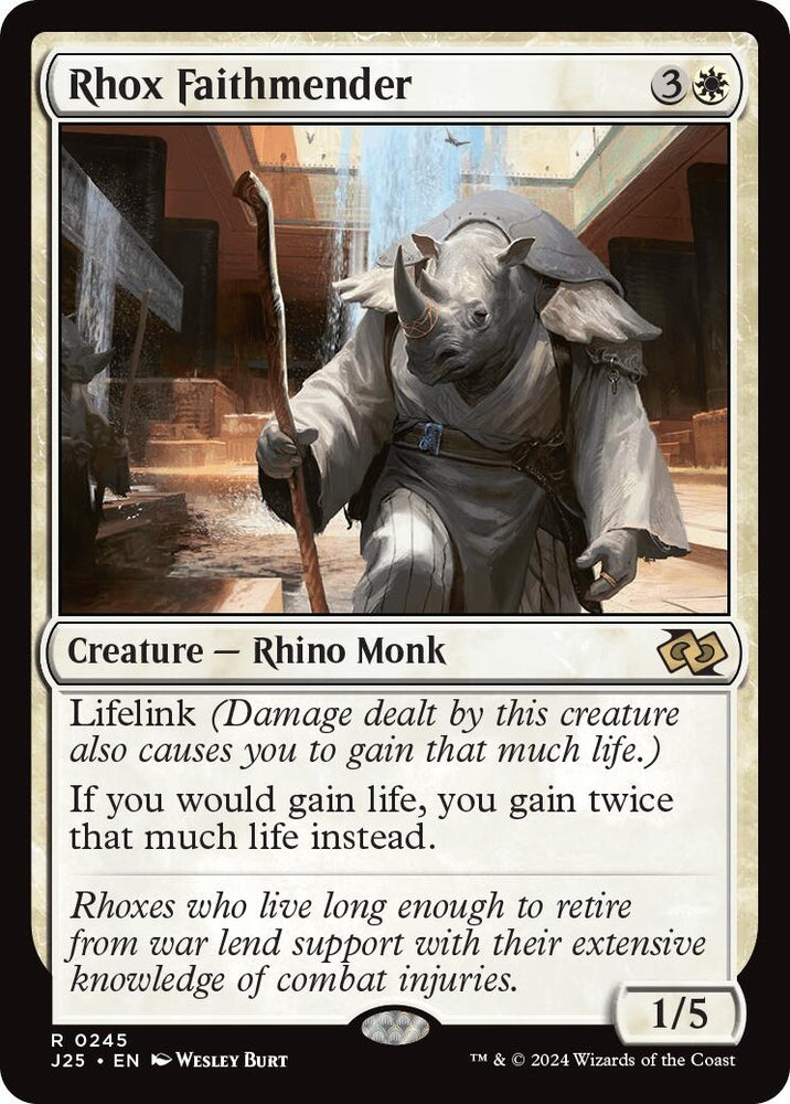 Image for Rhox Faithmender (245) [Foundations Jumpstart]