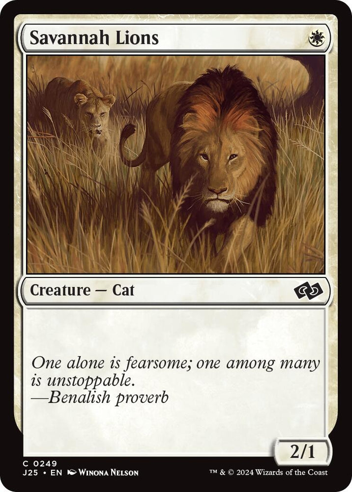 Image for Savannah Lions (249) [Foundations Jumpstart]