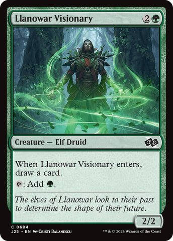 Image for Llanowar Visionary (684) [Foundations Jumpstart]