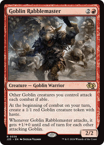 Image for Goblin Rabblemaster (558) [Foundations Jumpstart]