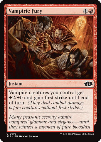 Image for Vampiric Fury (610) [Foundations Jumpstart]