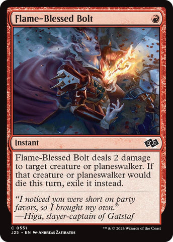 Image for Flame-Blessed Bolt (551) [Foundations Jumpstart]
