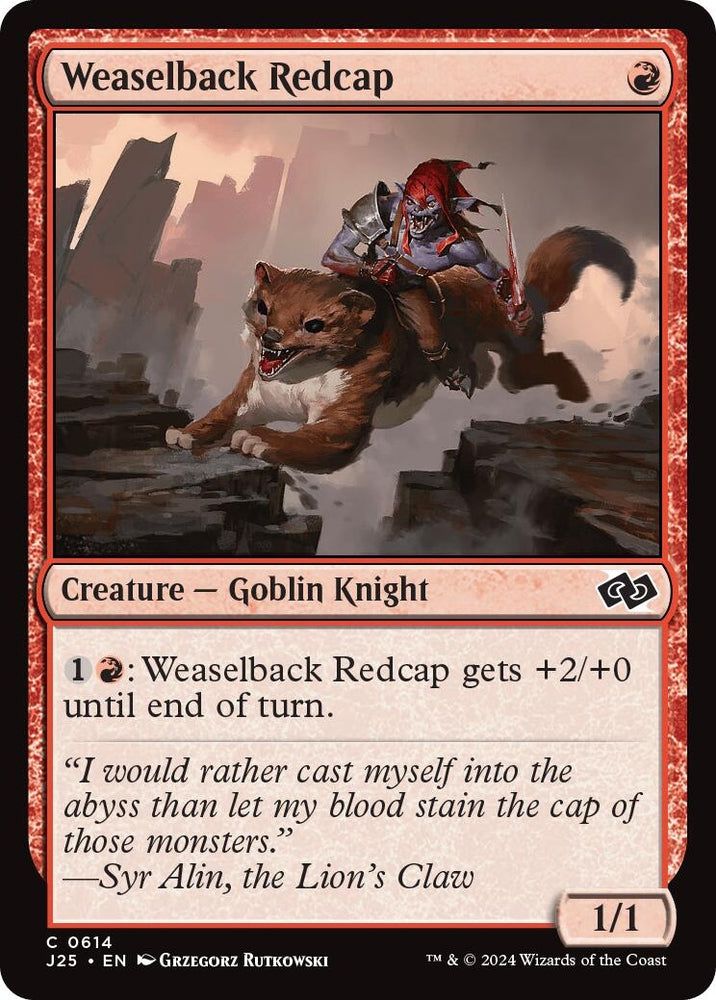 Image for Weaselback Redcap (614) [Foundations Jumpstart]