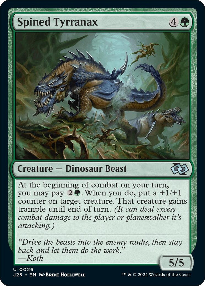 Image for Spined Tyrranax (26) [Foundations Jumpstart]