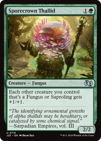 Image for Sporecrown Thallid (718) [Foundations Jumpstart]
