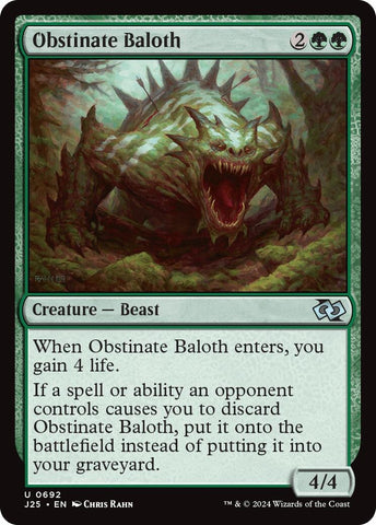 Image for Obstinate Baloth (692) [Foundations Jumpstart]