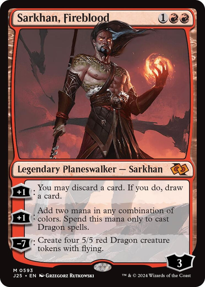Image for Sarkhan, Fireblood (593) [Foundations Jumpstart]