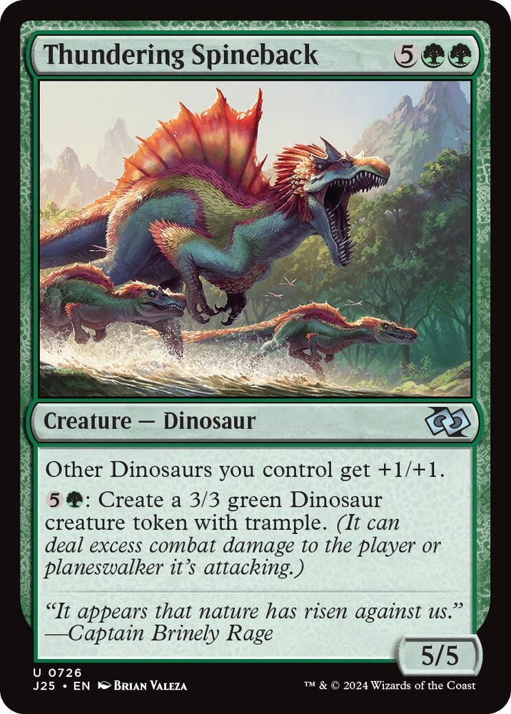 Image for Thundering Spineback (726) [Foundations Jumpstart]