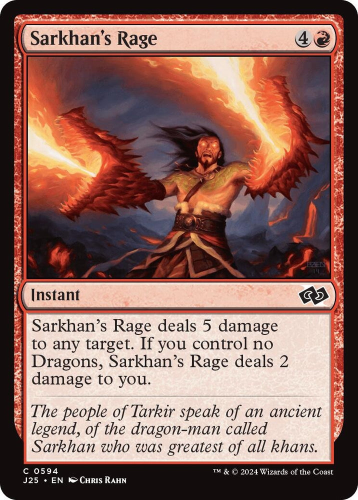 Image for Sarkhan's Rage (594) [Foundations Jumpstart]