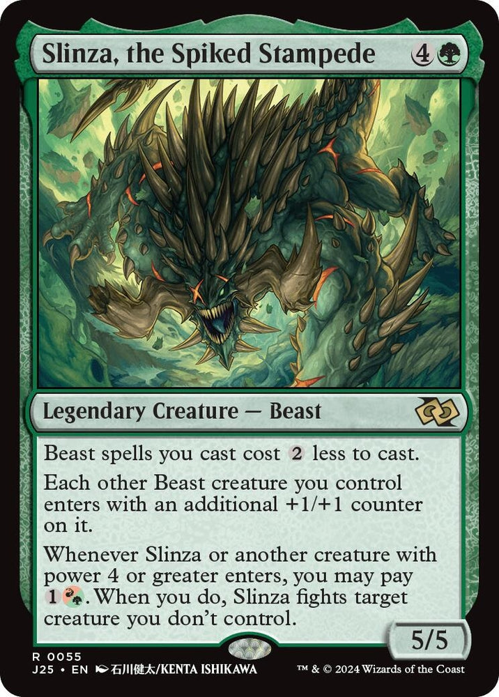 Image for Slinza, the Spiked Stampede (Anime) (55) [Foundations Jumpstart]