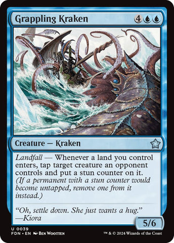 Image for Grappling Kraken (39) [Foundations]