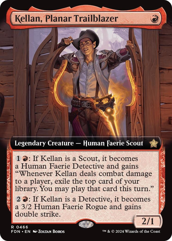 Image for Kellan, Planar Trailblazer (Extended Art) (466) [Foundations]