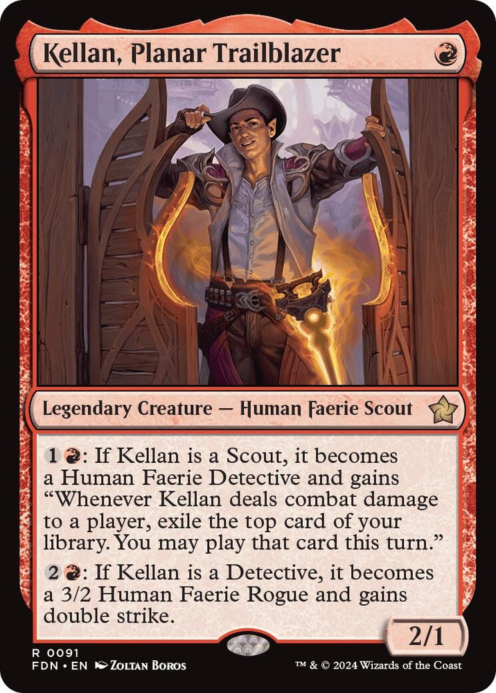 Image for Kellan, Planar Trailblazer (91) [Foundations]