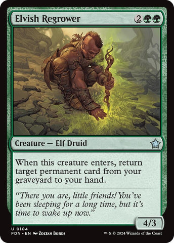 Image for Elvish Regrower (104) [Foundations]