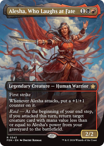 Image for Alesha, Who Laughs at Fate (Borderless) (343) [Foundations]