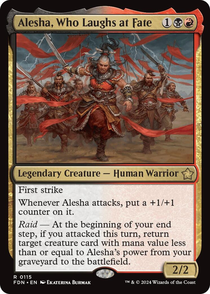 Image for Alesha, Who Laughs at Fate (115) [Foundations]