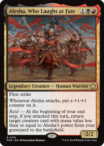 Image for Alesha, Who Laughs at Fate (115) [Foundations]