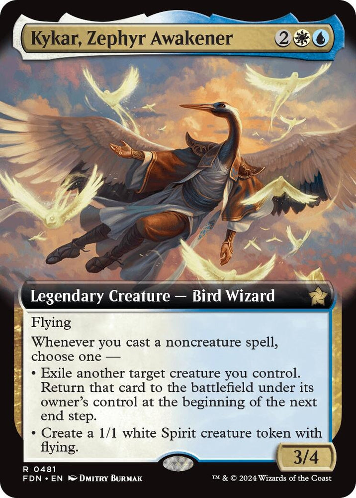 Image for Kykar, Zephyr Awakener (Extended Art) (481) [Foundations]