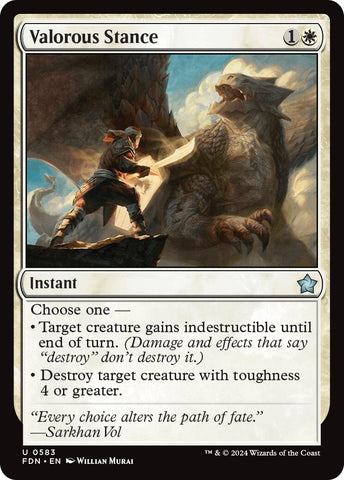 Image for Valorous Stance (583) [Foundations]