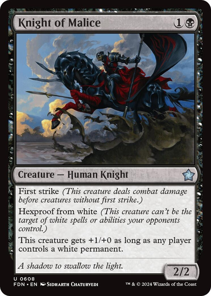 Image for Knight of Malice (608) [Foundations]