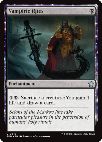 Image for Vampiric Rites (615) [Foundations]