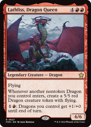 Image for Lathliss, Dragon Queen (627) [Foundations]