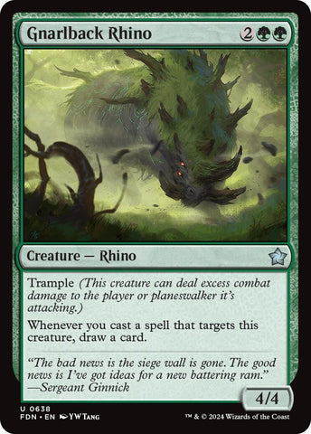 Image for Gnarlback Rhino (638) [Foundations]